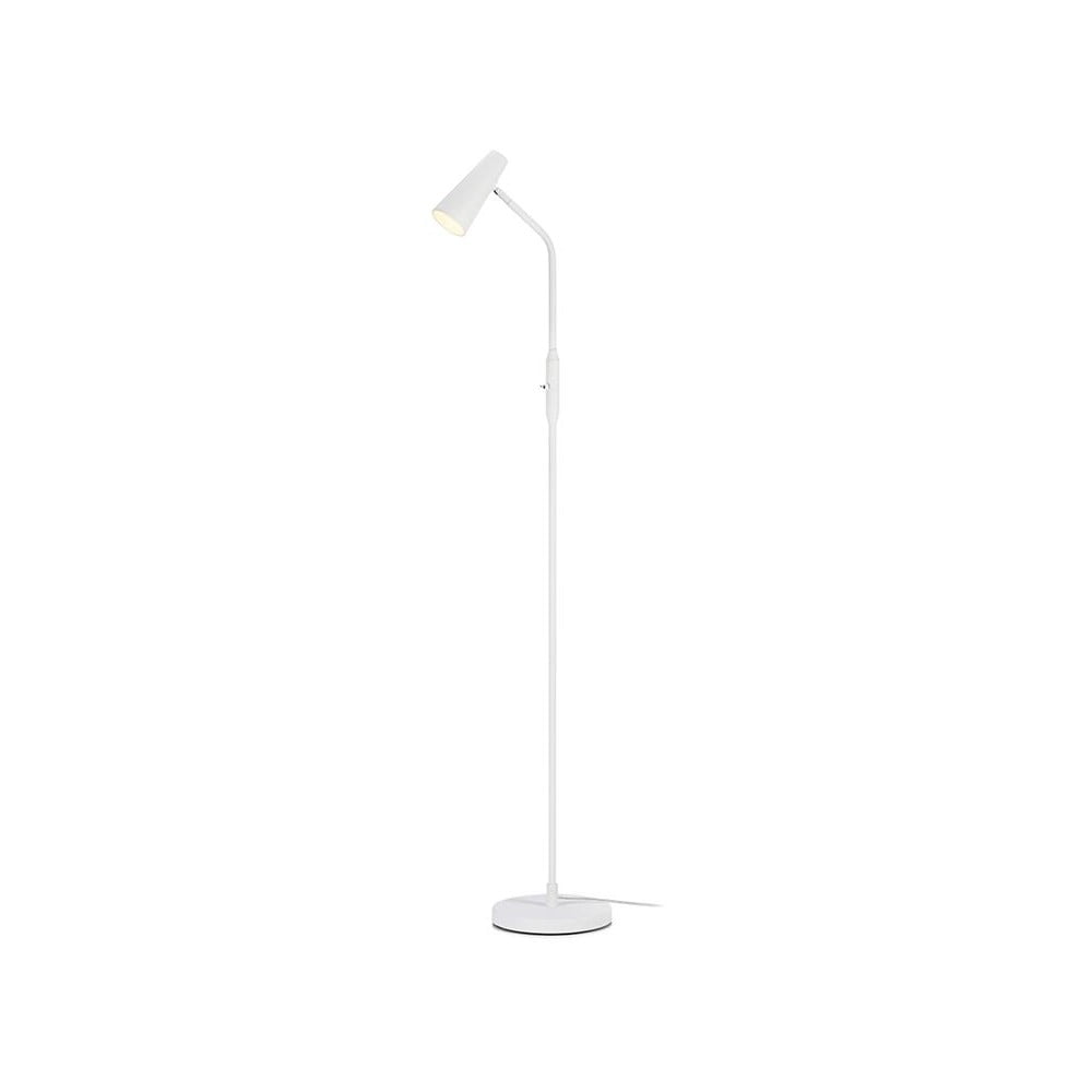 E-shop Biela stojacia lampa Markslöjd Crest, výška 145 cm