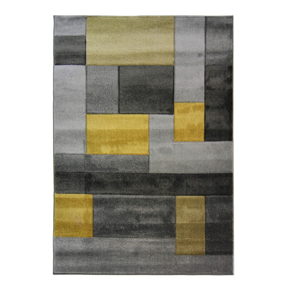 Obrázok Koberec Flair Rugs Cosmos Grey Ochre, 80 × 150 cm