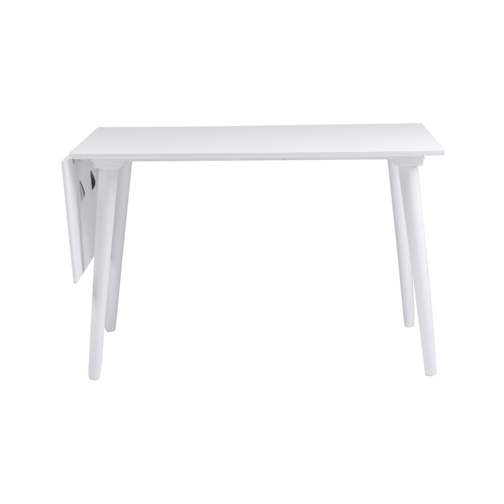 E-shop Biely jedálenský stôl Rowico Lotte Leaf, 120 x 80 cm