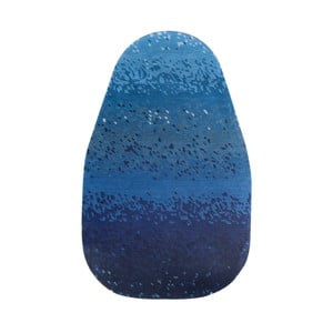 Modrý koberec z čistej vlny HARTÔ Aube, 150 × 229 cm