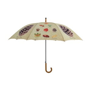 Tyčový dáždnik s dizajnom listov a plodov Esschert Design, ø 120 cm