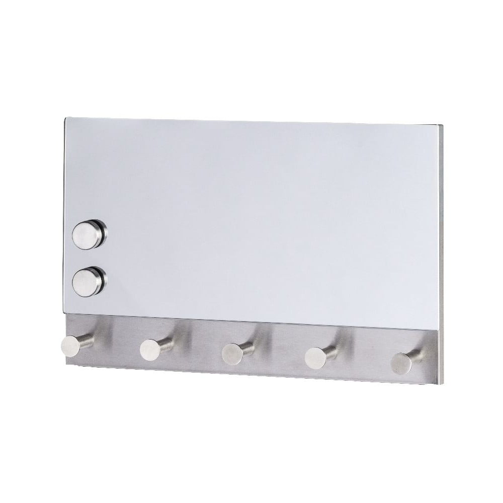 Obrázok Wenko Skleněná magnetická tabule MIRROR + věšák, 30 x 19 cm   4008838805725