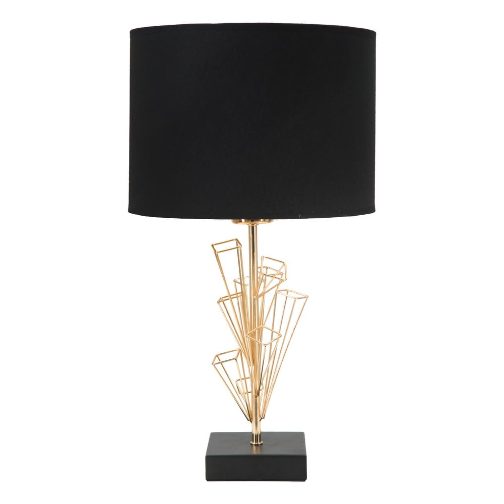 Obrázok Stolová lampa v čierno-zlatej farbe Mauro Ferretti Glam Olig, výška 45 cm