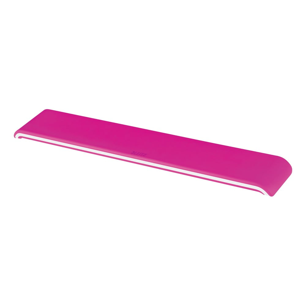 E-shop Bielo-ružová opierka zápästia na klávesnicu Leitz WOW