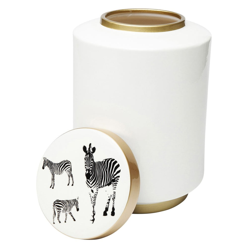 Obrázok Dekoratívne dóza Kare Design Zebra Jar, výška 33 cm