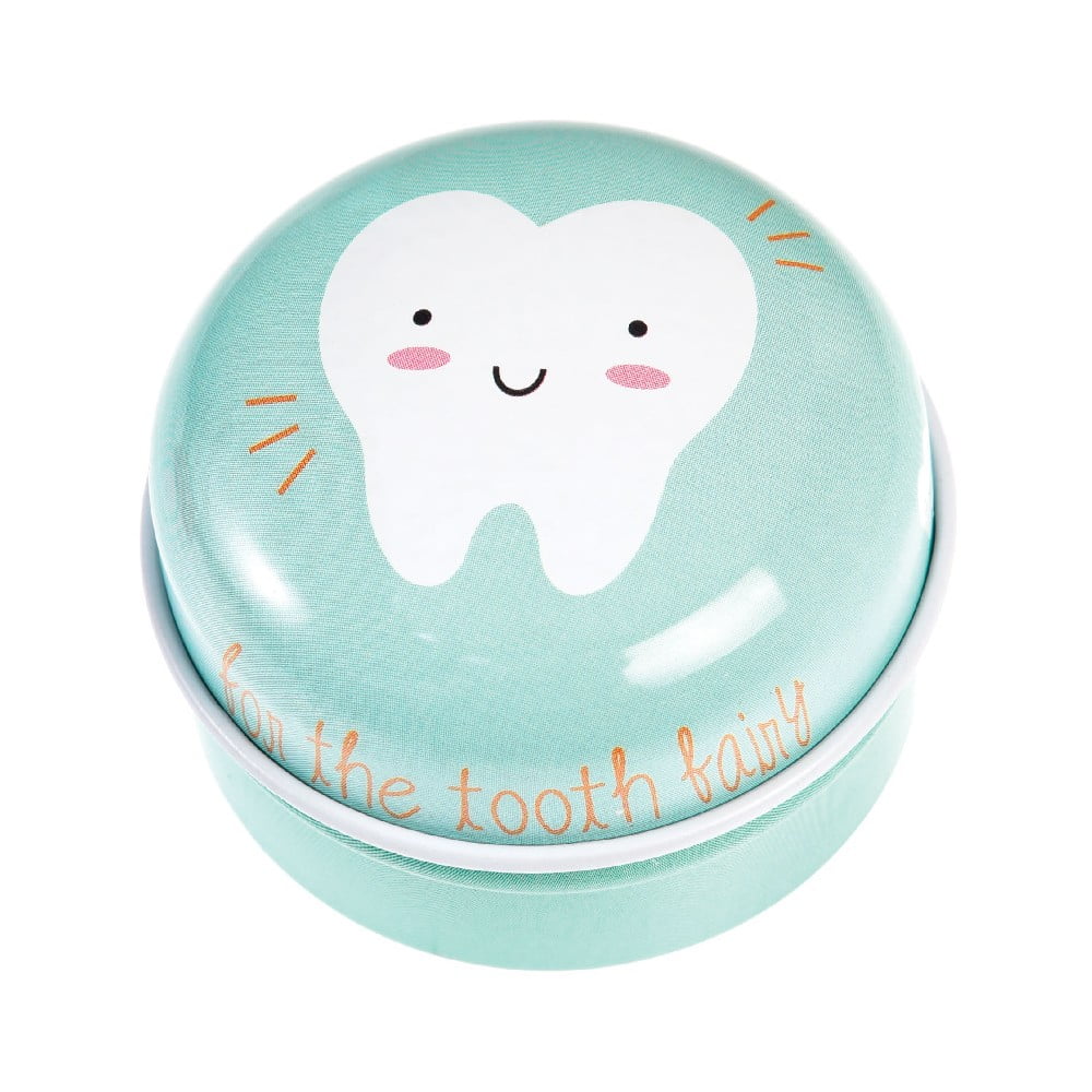 E-shop Svetlozelená plechová škatuľka Rex London Tooth Fairy