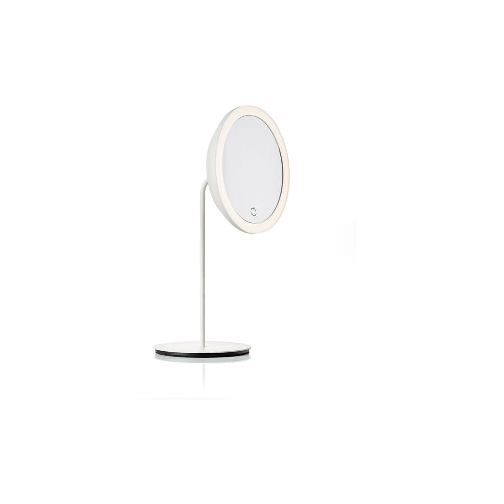 E-shop Biele kozmetické zrkadlo Zone Eve, ø 18 cm