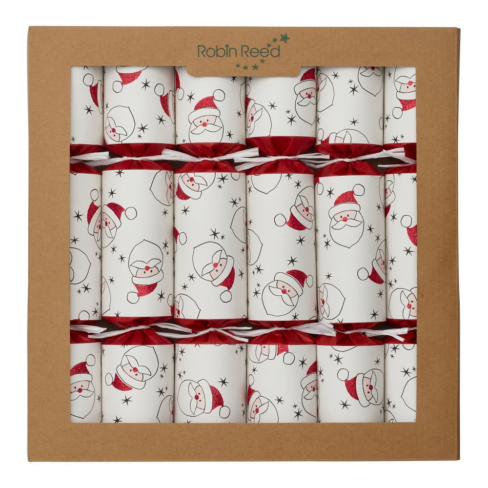 E-shop Vianočné crackery v súprave 6 ks Santa Game Cards - Robin Reed