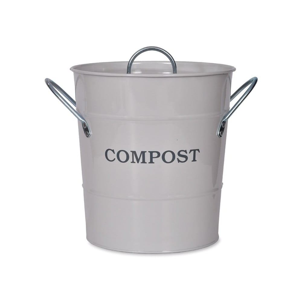 Obrázok Svetlosivý kompostér s vrchnákom Garden Trading Compost, 3,5 l