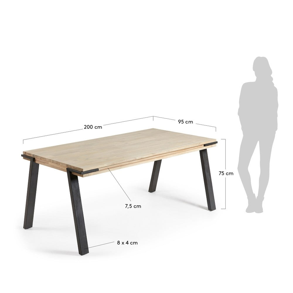 Obrázok Jedálenský stôl La Forma Disset, 95 × 200 cm