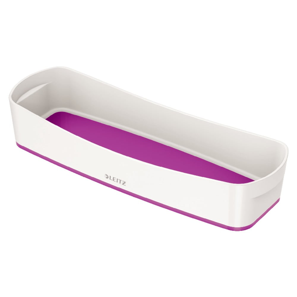 E-shop Bielo-fialový stolový organizér Leitz MyBox, dĺžka 31 cm