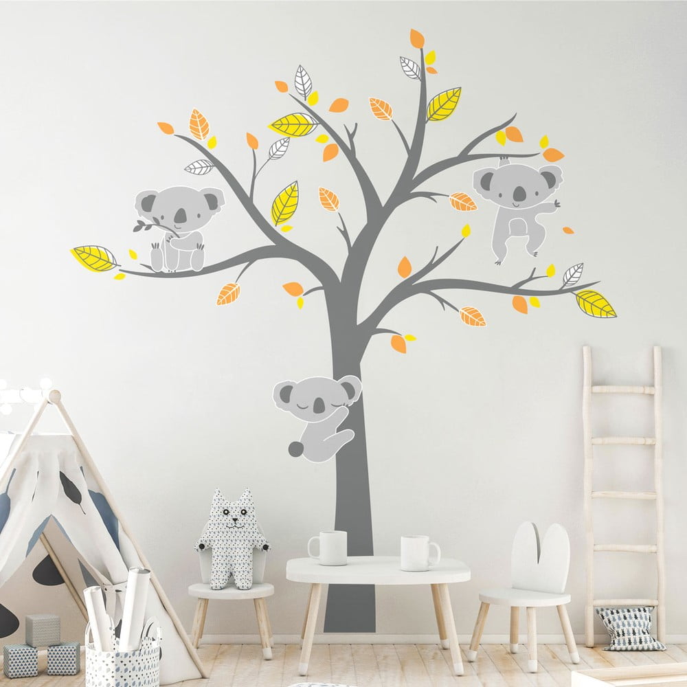 E-shop Detské samolepky na stenu Ambiance Koala Autumn