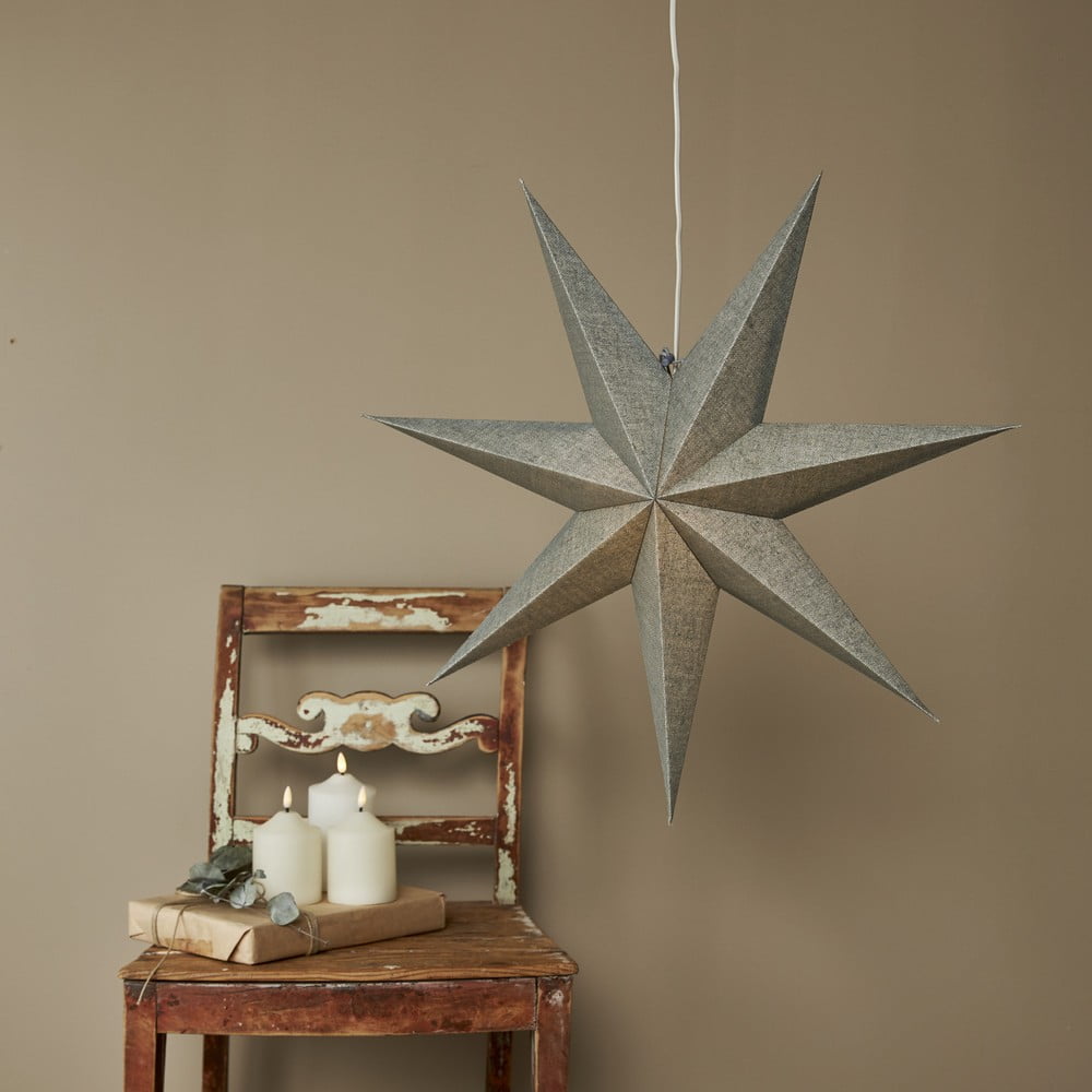 E-shop Zelená vianočná svetelná dekorácia ø 60 cm Cotton - Star Trading