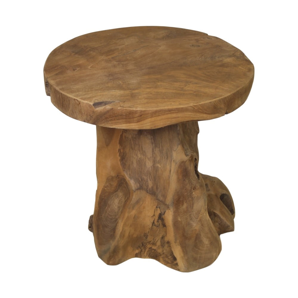 E-shop Odkladací stolík z teakového dreva HSM collection Kruk Root