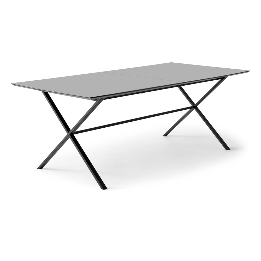 Antracitovosivý rozkladací jedálenský stôl 100x210 cm Meza – Hammel Furniture