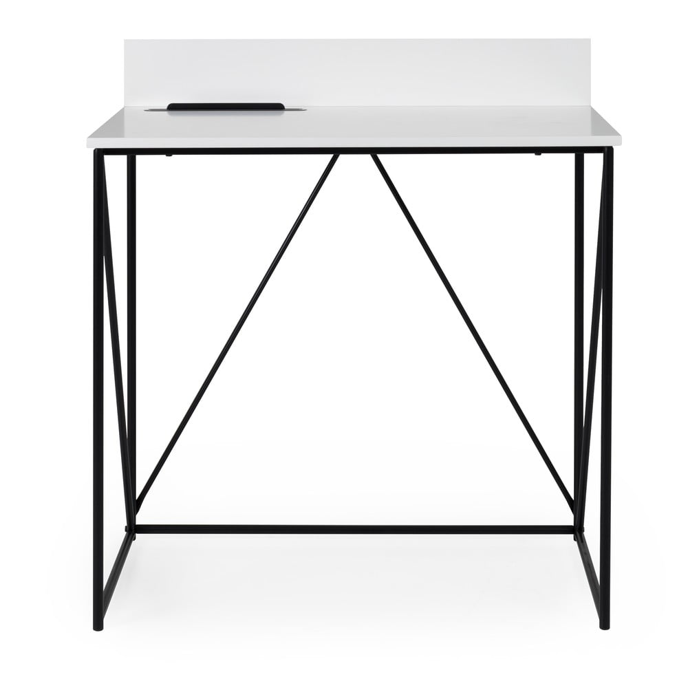 E-shop Biely pracovný stôl Tenzo Tell, 80 x 48 cm