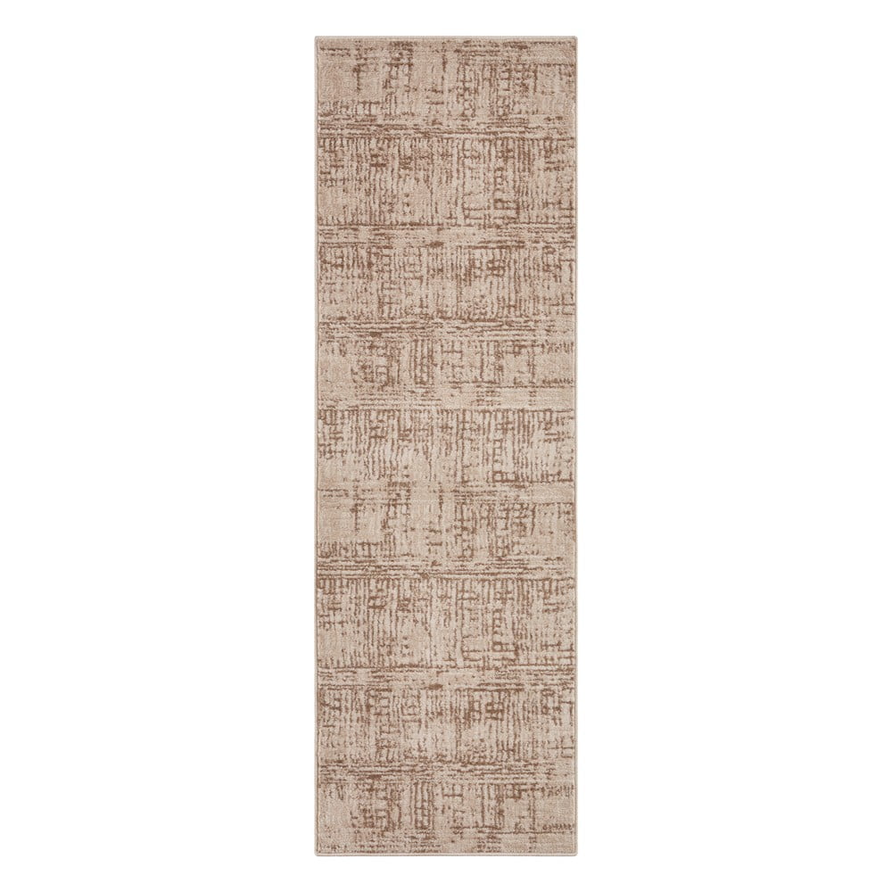 E-shop Hnedo-béžový koberec behúň 200x80 cm Terrain - Hanse Home