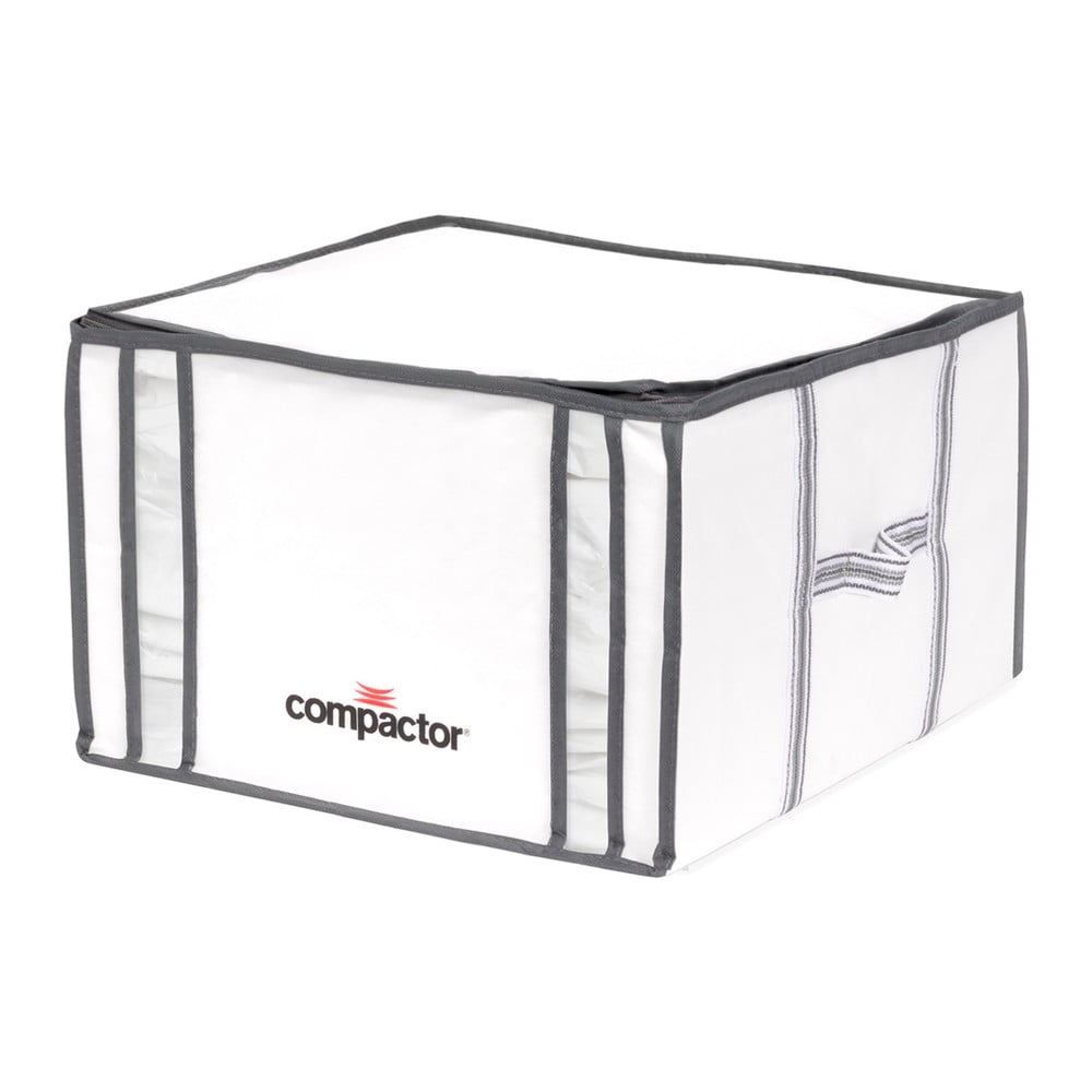 E-shop Biely úložný box s vákuovým obalom Compactor Black, objem 125 ml