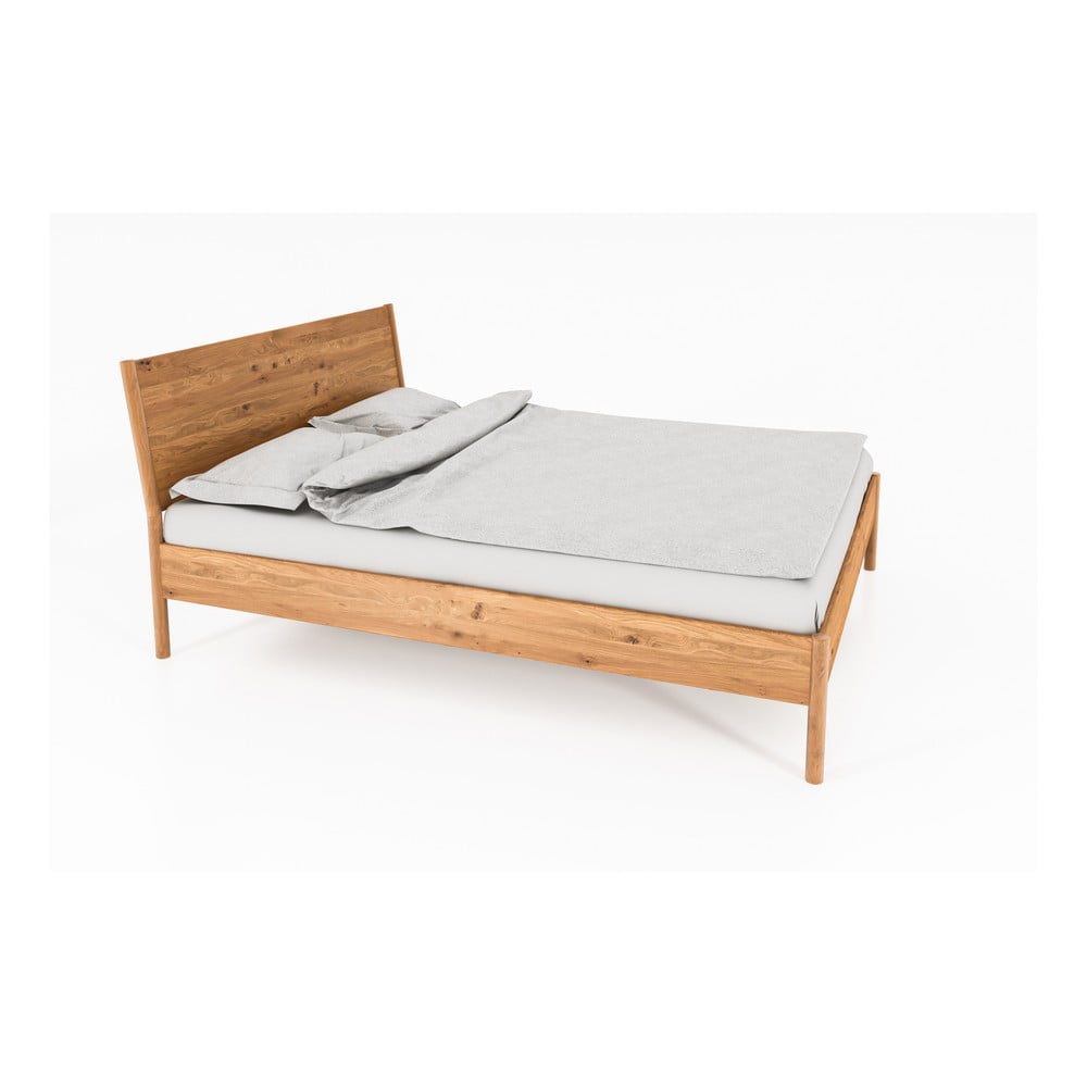 E-shop Dvojlôžková posteľ z dubového dreva 140x200 cm Pola - The Beds