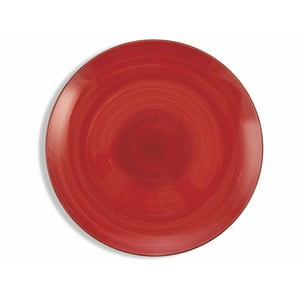 Sada 6 vínovočervených tanierov Villa d´Este Baita, ø 27 cm