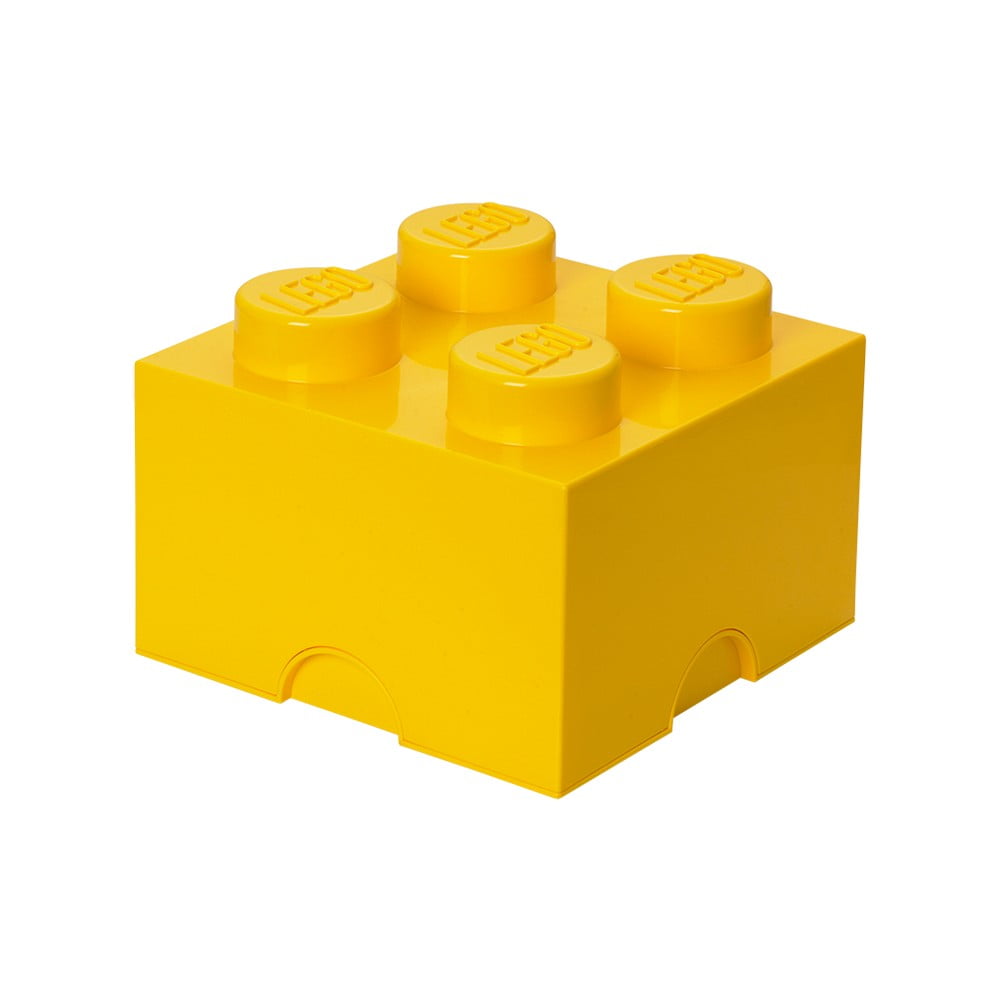 E-shop Žltý úložný box štvorec LEGO®
