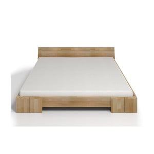 Dvojlôžková posteľ z bukového dreva SKANDICA Vestre, 160 × 200 cm