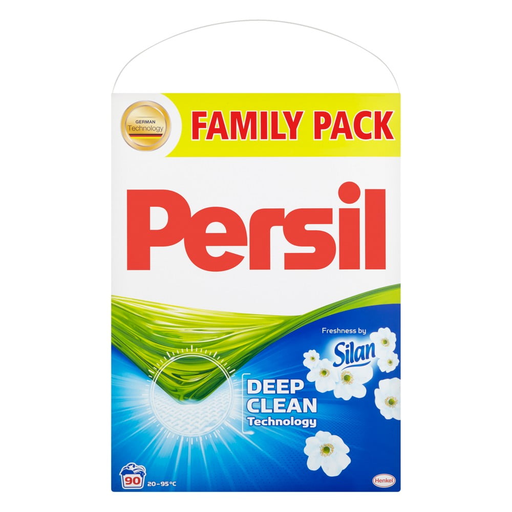 E-shop Rodinné balenie pracieho prášku Persil Fresh by Silan, 5,85 kg (90 praní)