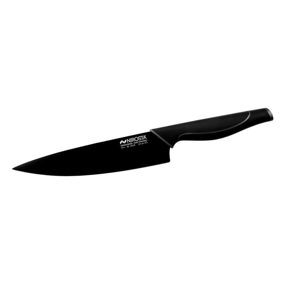 E-shop Čierny antikoro kuchársky nôž Nirosta Wave