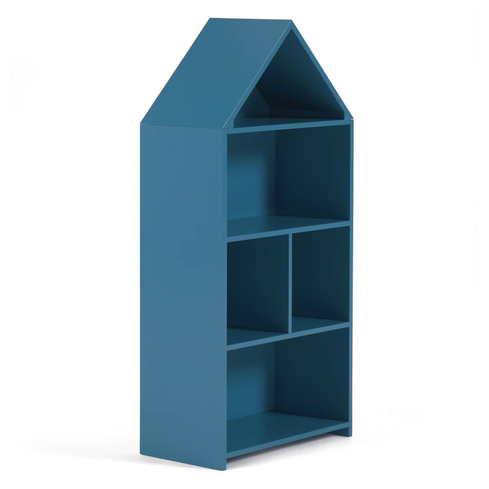 E-shop Modrá detská knižnica Kave Home Celeste, 50 x 105 cm