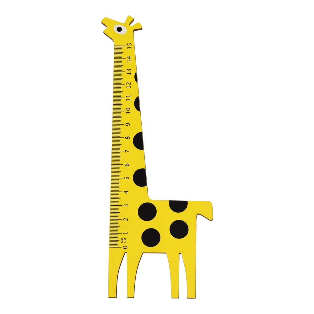 E-shop Drevené pravítko v tvare žirafy Rex London Yellow Giraffe