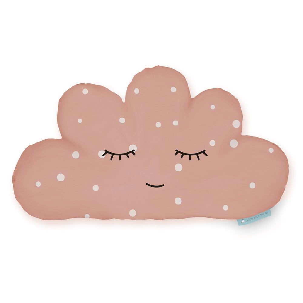 E-shop Ružový vankúš Little Nice Things Cloud