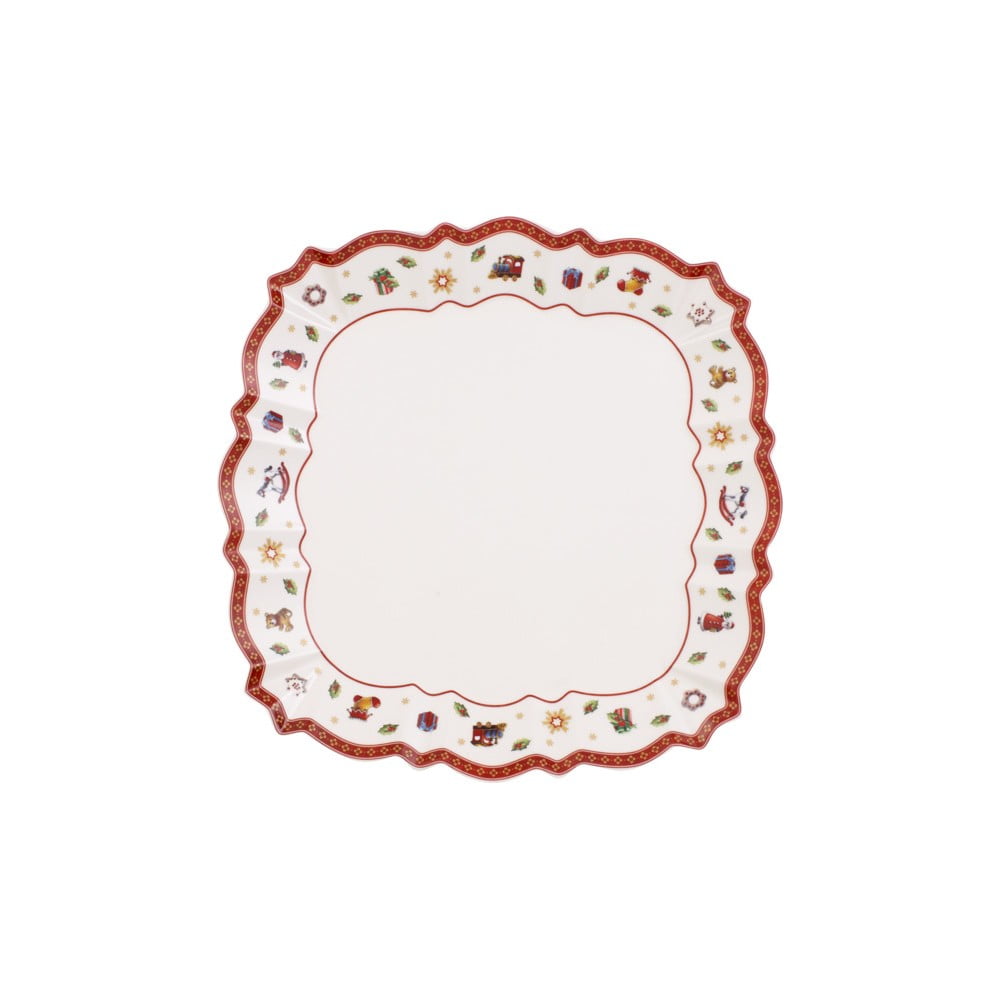 E-shop Biely porcelánový tanier s vianočným motívom Villeroy & Boch, ø 26,5 cm