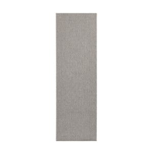 Sivý behúň BT Carpet Sisal, 80 × 250 cm