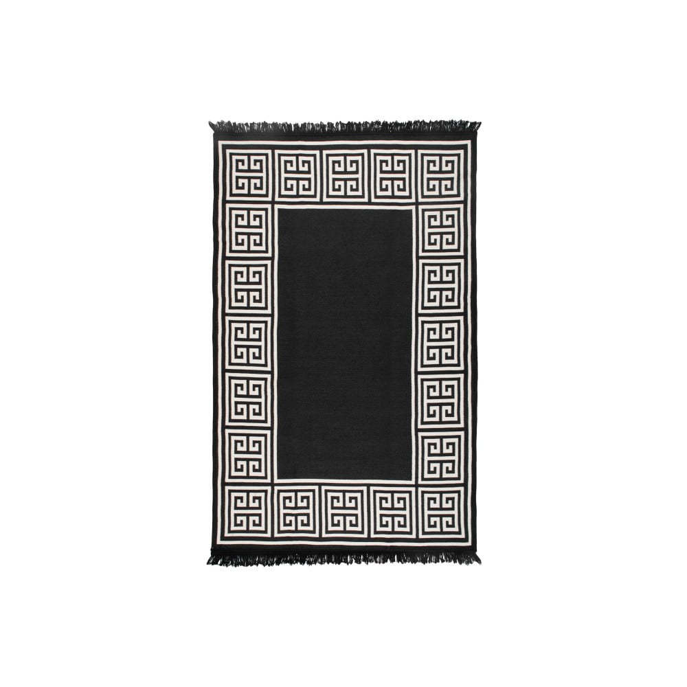 E-shop Béžovo-čierny obojstranný koberec Athena, 120 × 180 cm
