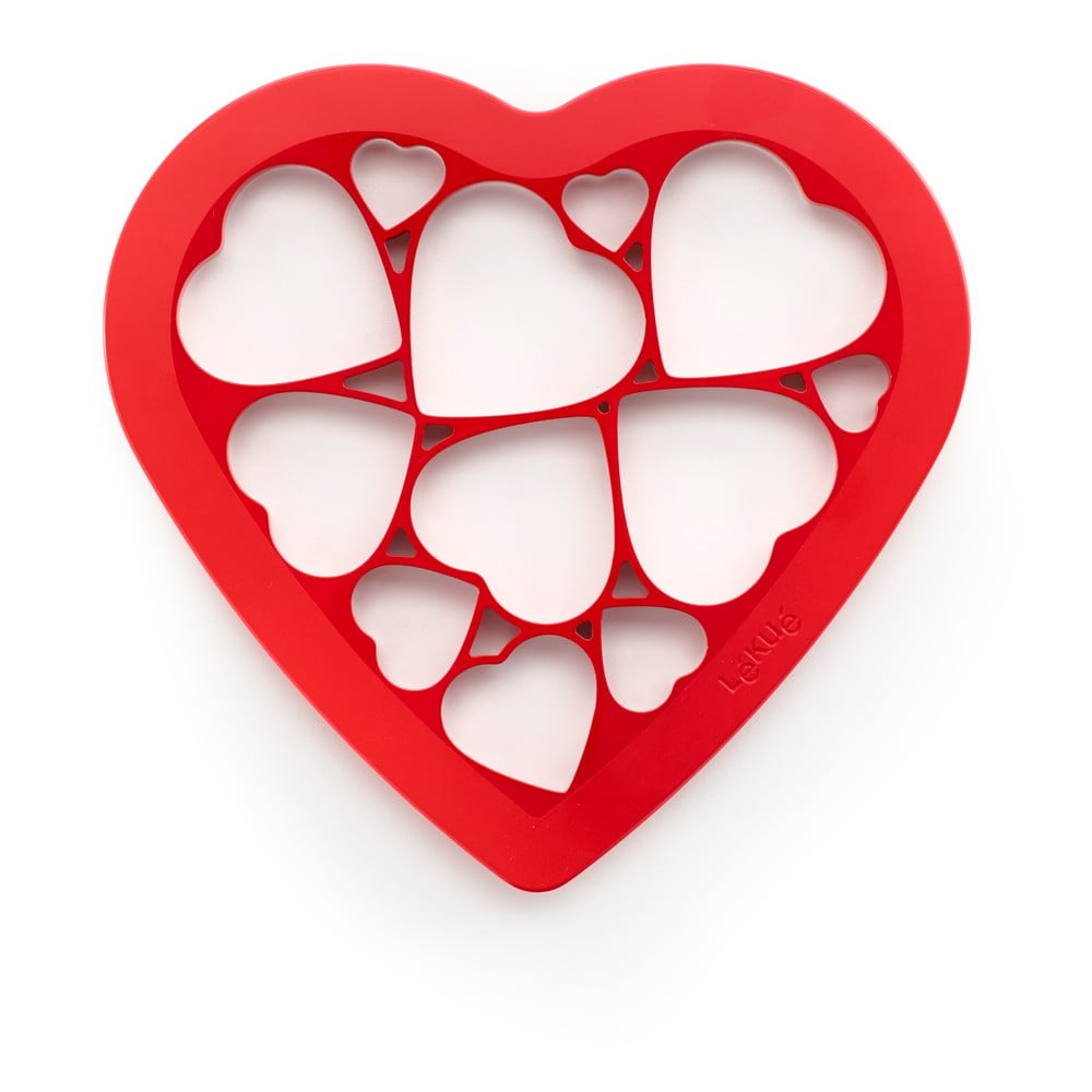 E-shop Silikonové vykrajovadlo Puzzle Hearts