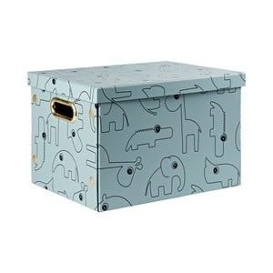 Modrý úložný box Done by Deer Contour
