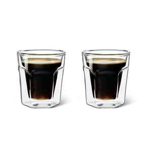 Set 2 dvojstenných pohárov Bredemeijer Espresso, 100 ml