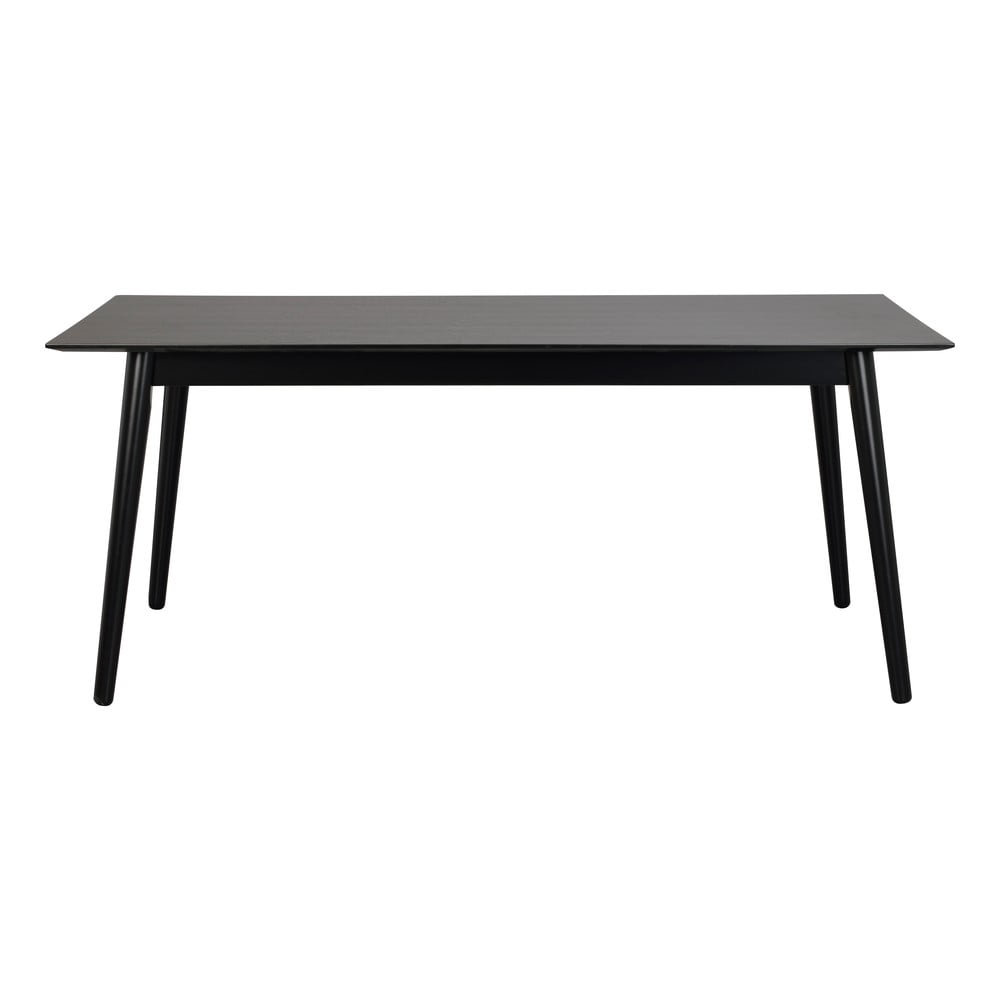 E-shop Čierny jedálenský stôl Rowico Lotta, 180 x 90 cm