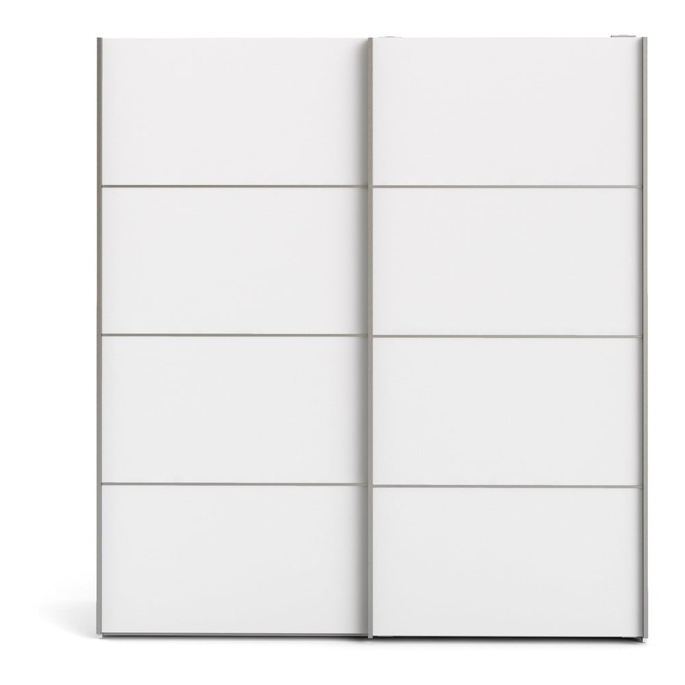 E-shop Biela šatníková skriňa Tvilum Verona, 182 x 202 cm