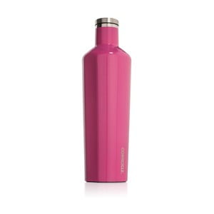 Ružová cestovná termofľaša Corkcicle Canteen, 740 ml