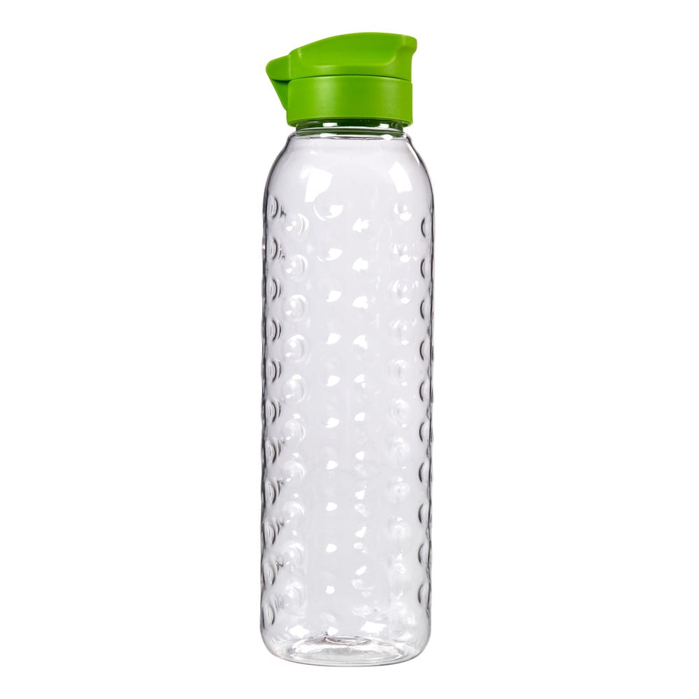 Fľaša so zeleným viečkom Curver Dots, 750 ml