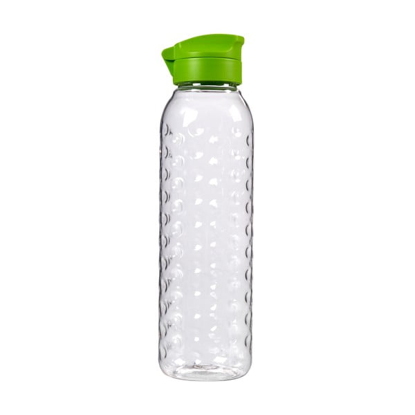 Fľaša so zeleným viečkom Curver Dots, 750 ml