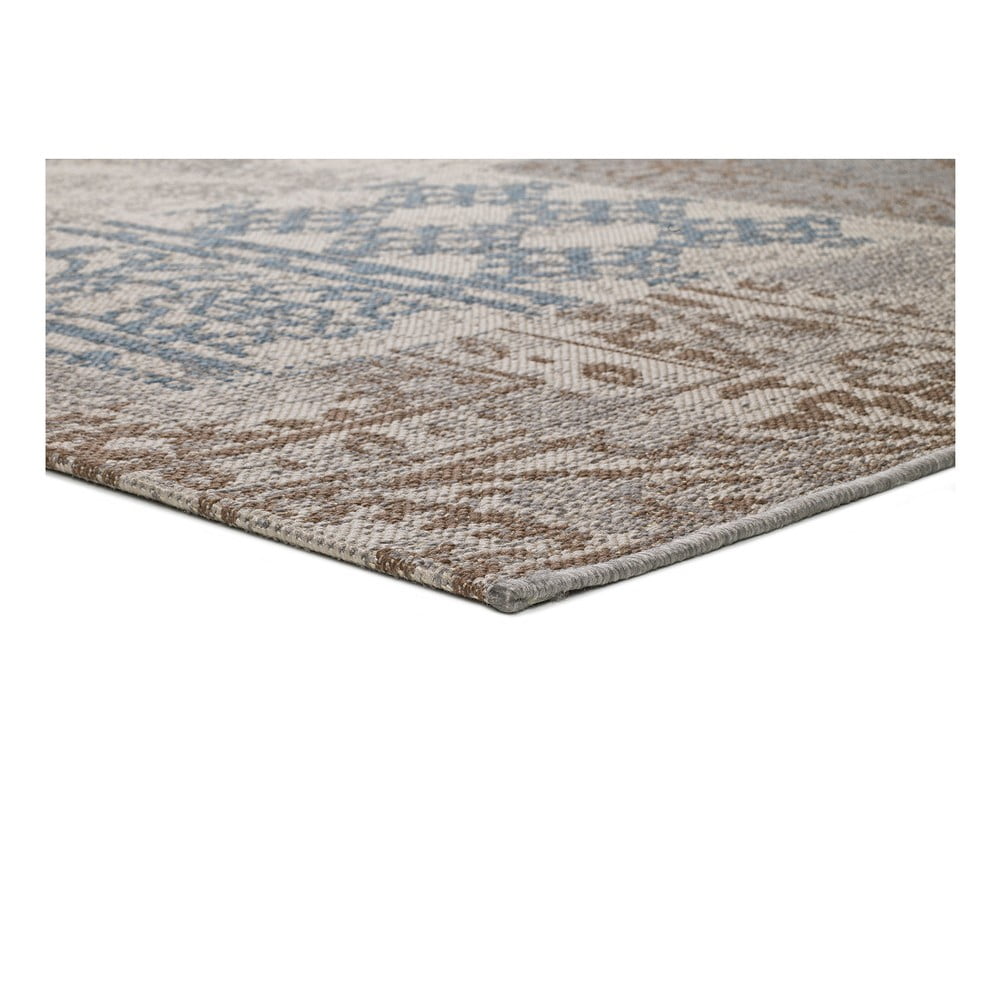 Obrázok Modro-béžový koberec vhodný aj do exteriéru Universal Bilma Blue, 120 × 170 cm