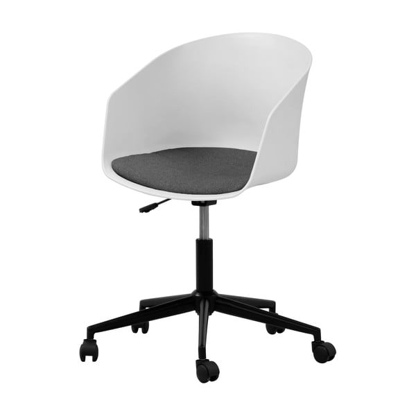 Biela kancelárska stolička na kolieskach Interstil MOON