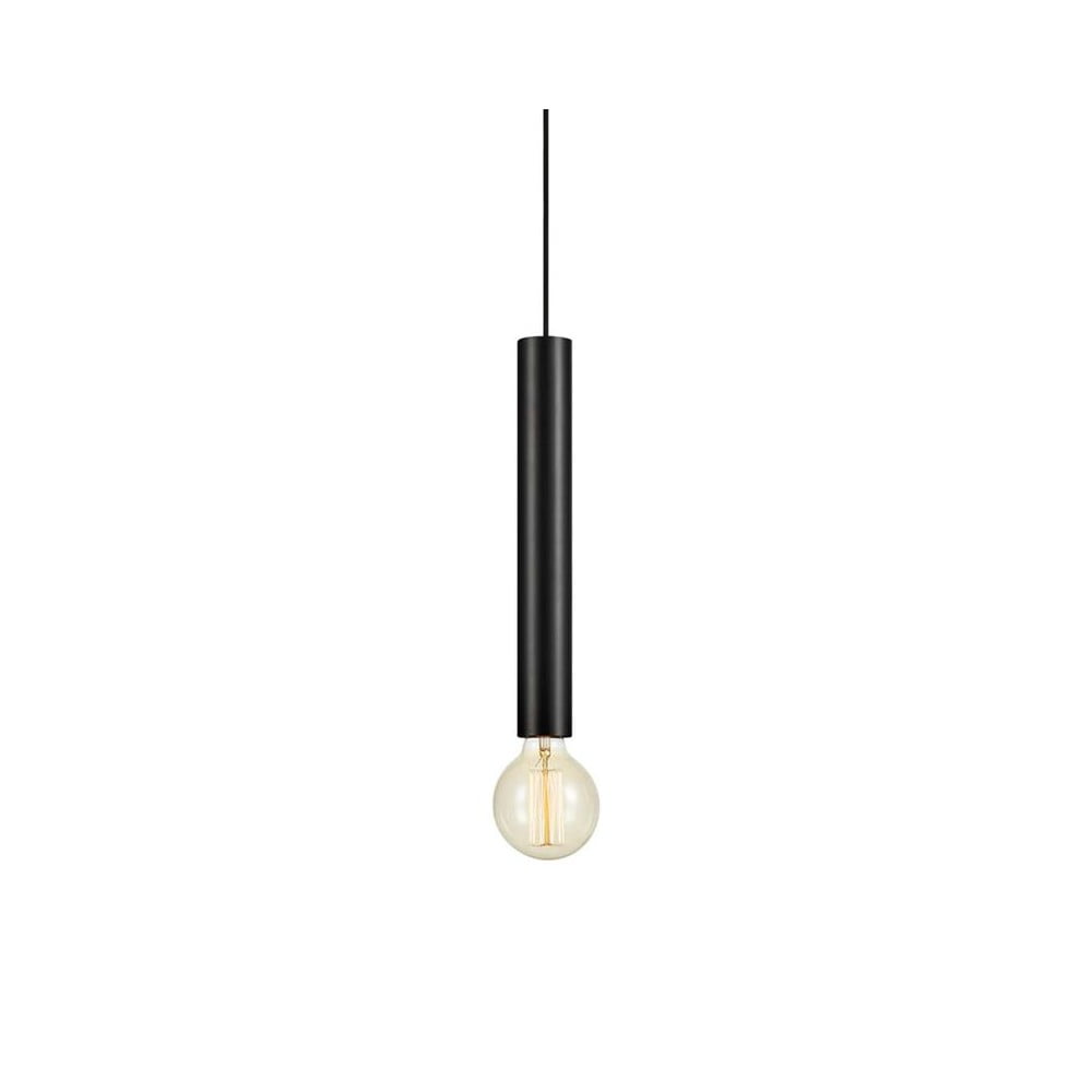 Čierne závesné stropné svietidlo Markslöjd Sencillo, výška 35,5 cm