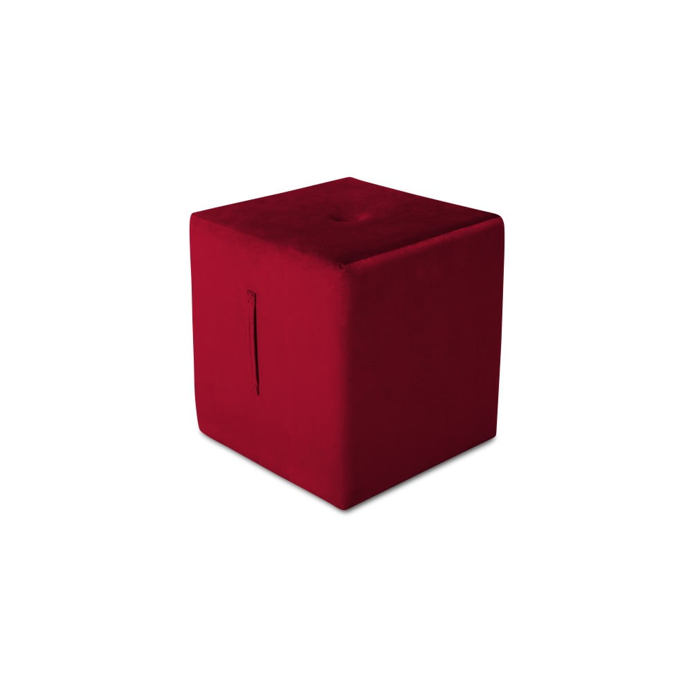 E-shop Červený puf Mazzini Sofas Margaret, 40 × 45 cm