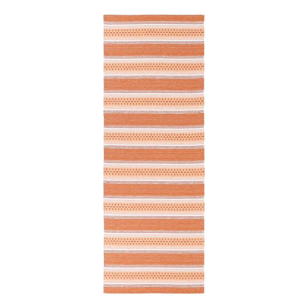 Oranžový behúň vhodný do exteriéru Narma Runö, 70 × 200 cm