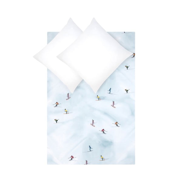 Obliečky na dvojlôžko z bavlneného perkálu Westwing Collection Kery Till Ski, 200 x 200 cm