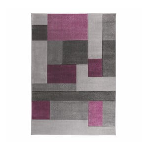 Sivo-fialový koberec Flair Rugs Cosmos Purple, 80 × 150 cm