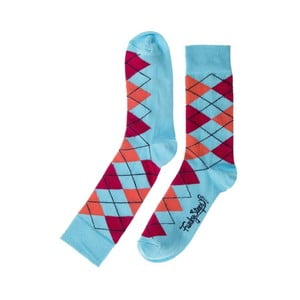 Farebné ponožky Funky Steps Caro, veľkosť 39 - 45